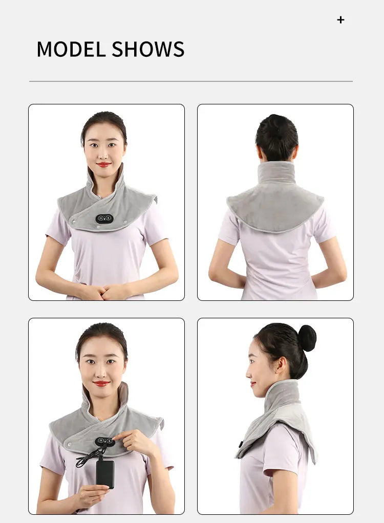 Electric Heating Shoulder Neck Pad Massager